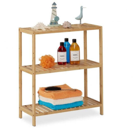 Grande mensola da bagno con 3 ripiani