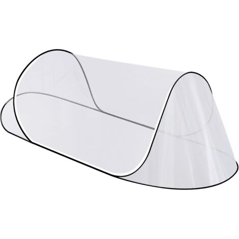 Grande moustiquaire escamotable 77 x 30 x 23 pouces, moustiquaire pliable et portable pour lit, camping, voyage, terrasse