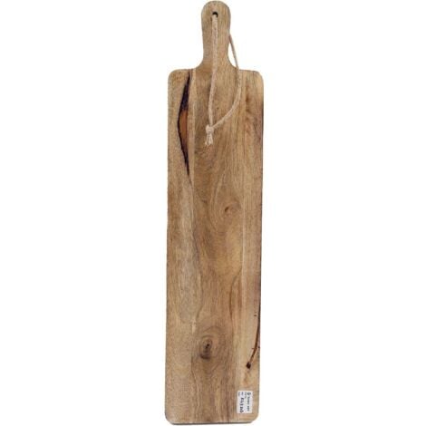 Grande planche apéro en manguier 70 x 16 cm