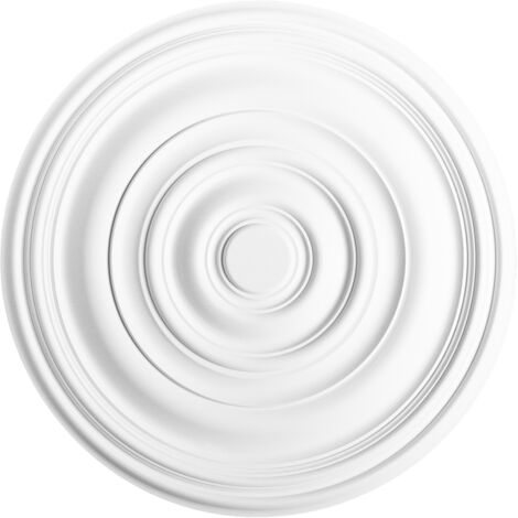 Orac – Rosace de plafond R40 – Ø74,5 cm en polyuréthane – Léger et solide – Pour embellir plafonds et murs