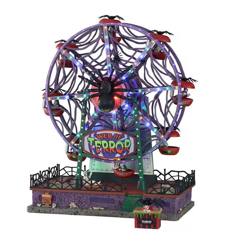 Lemax - Grande roue de la toile de la terreur