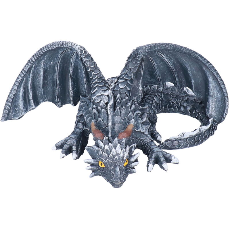 Grande sculpture de dragon accroupi en résine, ornements de jardinage pour la maison, l'extérieur, la cour, l'arrière-cour