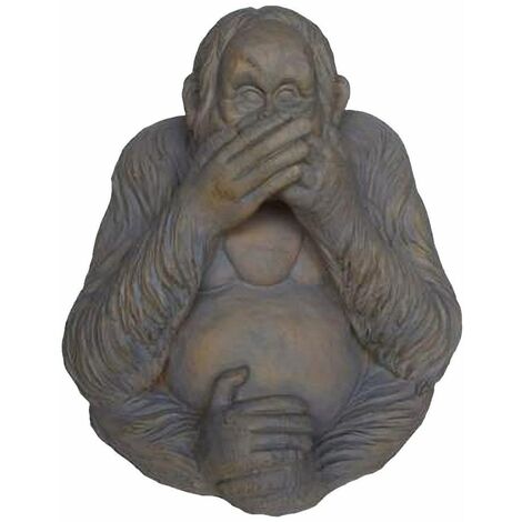Grande statuette Orang Outan Ne dit rien