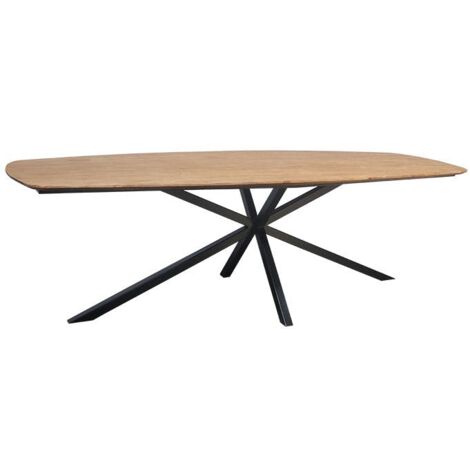 Grande table à manger en bois de teck recyclé 280 cm DEPOK
