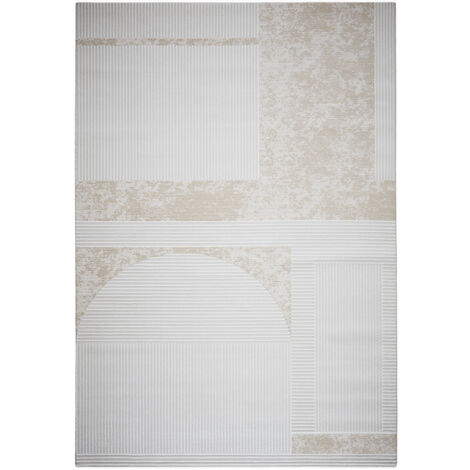 Grande Tappeto dal Design Contemporaneo e Moderno - Beige (290x200 cm) - Awa Beige -