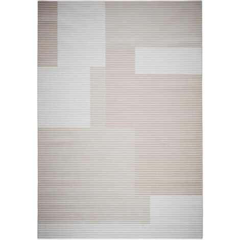 Grande Tappeto dal Design Contemporaneo e Moderno - Beige (290x200 cm) - Vistu Beige -