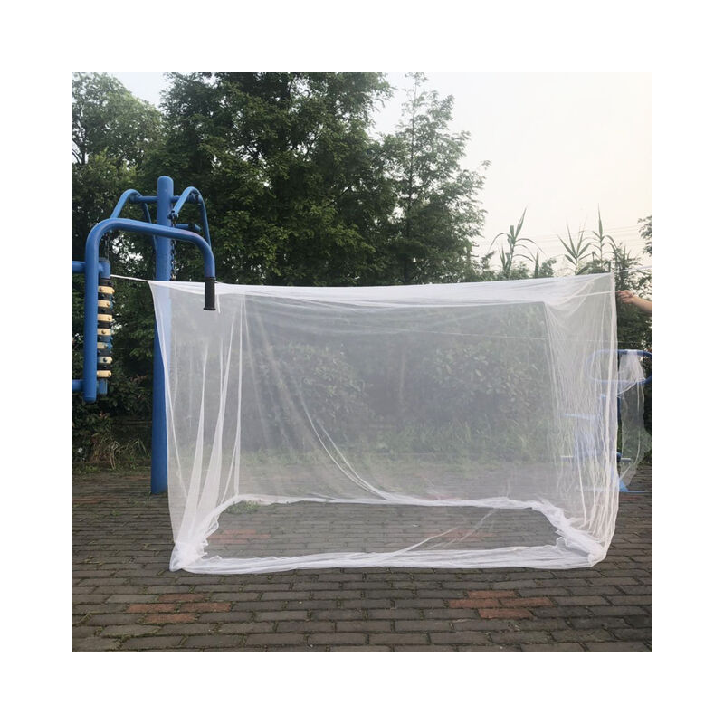 Grande zanzariera da campeggio bianca borsa da