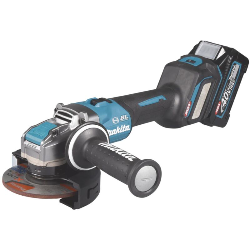 Smerigliatrice angolare a batteria Makita xgt 40 v max - 125 mm - 3.000 - 8.500 giri/min - x-lock