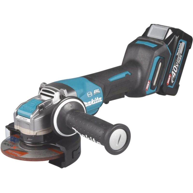 Smerigliatrice angolare a batteria Makita XGT 40 V max - 125 mm - 8 500 giri/min - X-LOCK