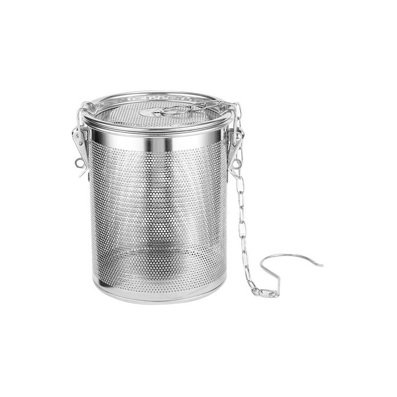 Grandes Infuseur Thé Boule Filtre à Soupe Acier Inoxydable 304 Filtre à thé Boule Filtre à Épices Avec Chaîne et Couvercle Boule a the Infuseur