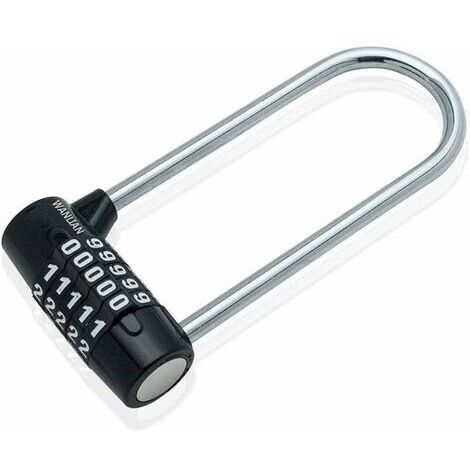 Grandes Longues Beam Locker porte de l'armoire poignées combinaison serrure cadenas gym 5 chiffres sécurité à bagages casier armoire
