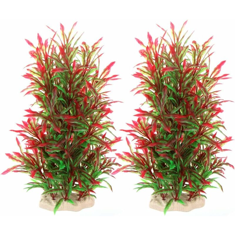 BDD - Grandes Plantes d'aquarium en Plastique Artificiel Plantes de réservoir de Poissons Ornement de décoration sans Danger pour Tous Les Poissons