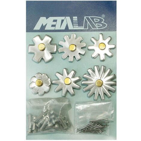 GRANDES roulettes de remplacement pour éperons, complètes avec rivets set 6 paires sujets assortis