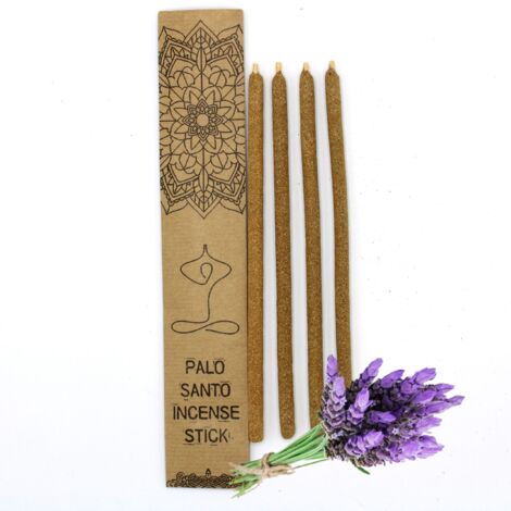 Grands bâtons d'encens Palo Santo - Lavande- Vendu par 1