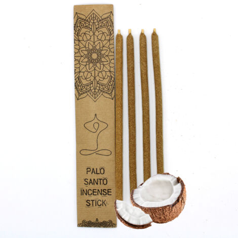 Grands bâtons d'encens Palo Santo - Noix de coco- Vendu par 1