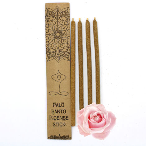 Grands bâtons d'encens Palo Santo - Roses- Vendu par 1
