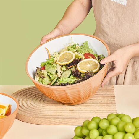 Grands bols à salade - Bol alimentaire surdimensionné 46OZ