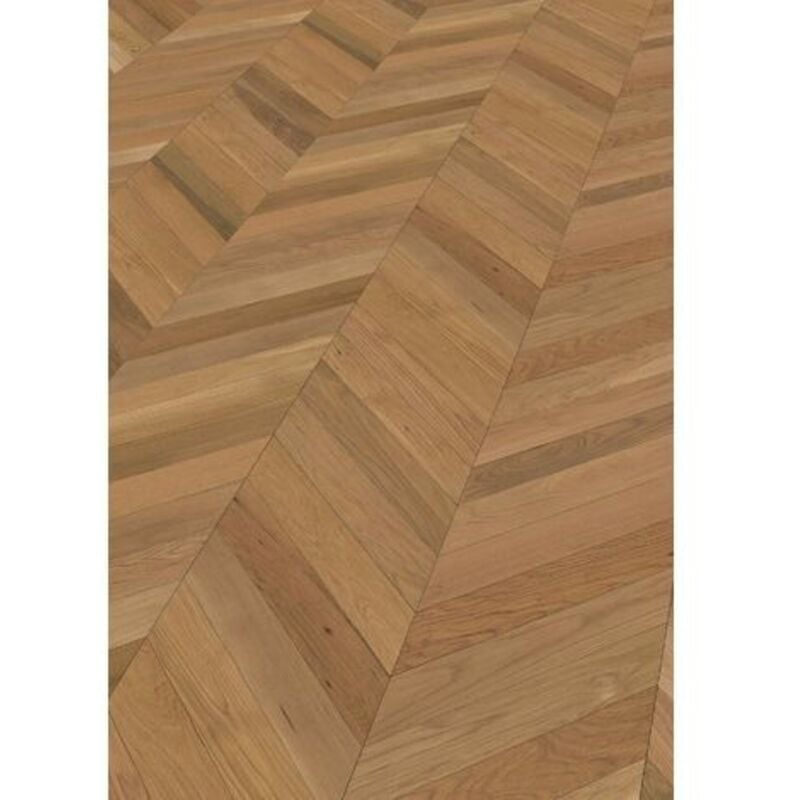 Grands hommes - Parquet Chêne Contrecollé chêne Point de hongrie 45° huilé naturel rustic 14/3 x 90 x 480mm ( colis = 0,518m2)