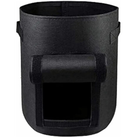 Grands pots de fleurs en plastique, lot de 6, avec trou de drainage