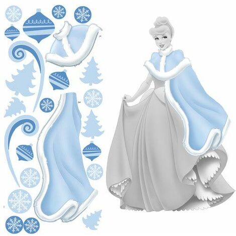 Sticker géant Glamour Princesse Cendrillon Disney