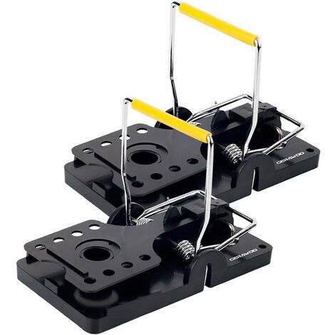 Grands Tapetteà Rat XXL de Capture Élevé, 2 Pièces Tapetteà Souris de Taille XXL Réutilisables, Piege a Rat Sensible pour Intérieur Cuisine Extérieur Jardin