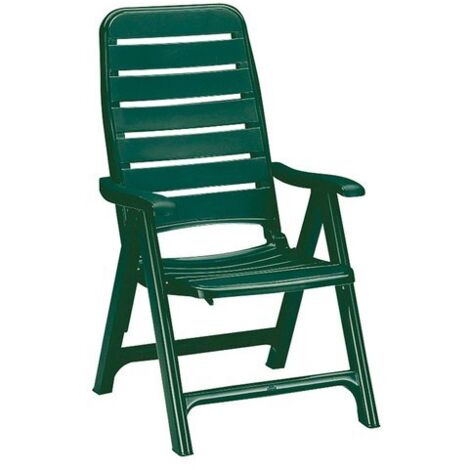 Grandsoleil Sedia Sdraio S6760V Premiere 5 Posizioni Verde