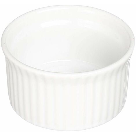Grange en céramique pour la cuisson, Ø 9 cm, blanc