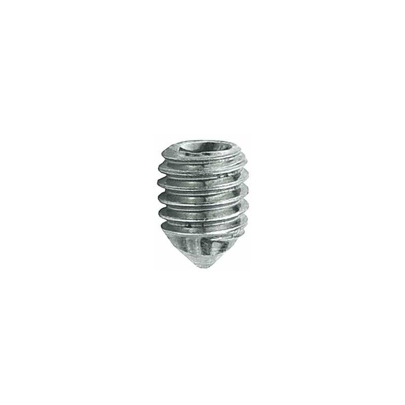 Grani per maniglie zincato bianco M5x10 mm