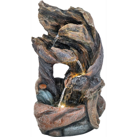 Granimex Pico Brunnen inkl. Pumpe und LED-Beleuchtung 50x33x20 cm
