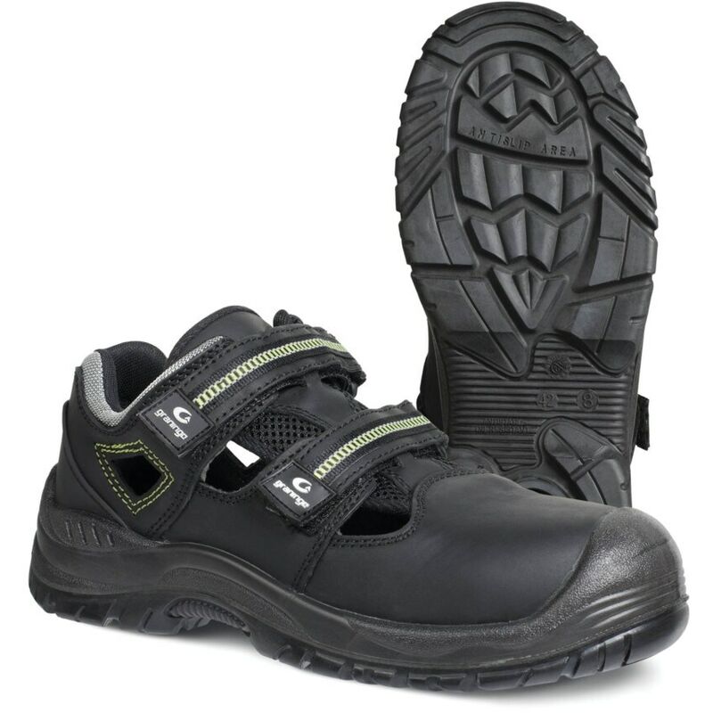 Graninge 7218 S1, p, src Sandal Black SZ-43 UK-8.5 - Ejendals