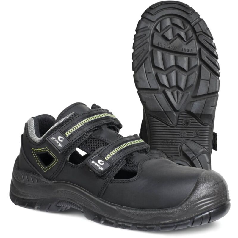 Graninge 7218 S1, p, src Sandal Black SZ-47 UK-12 - Ejendals