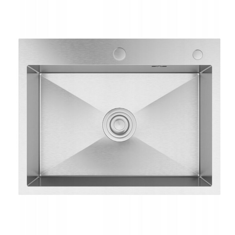 Granitan - vier en acier inoxydable monobac chromé 58x45