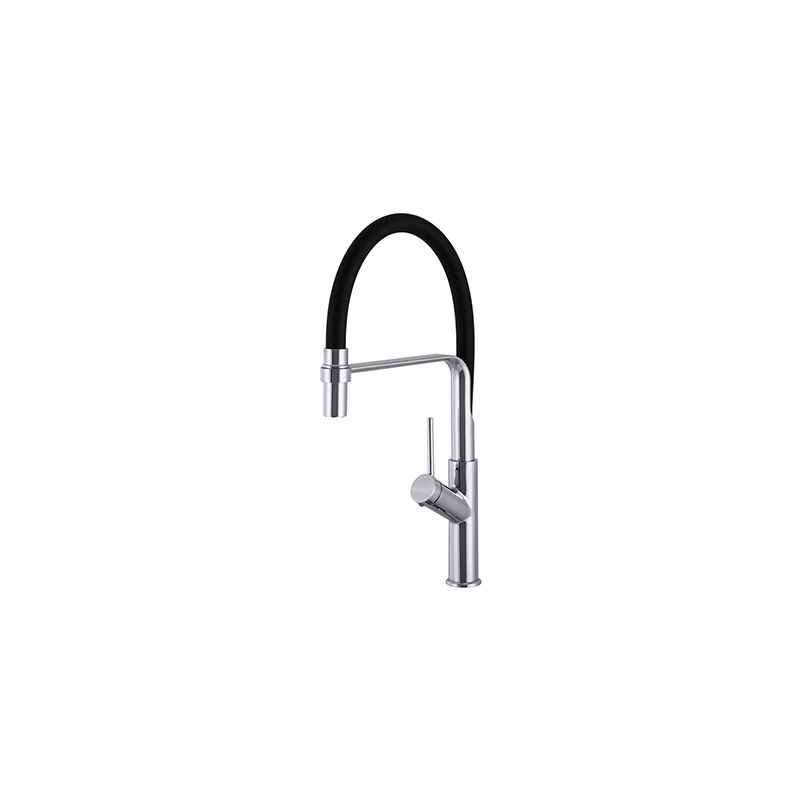 Granitan - Robinet De Cuisine Avec Bec Flexible Vasto Chrome