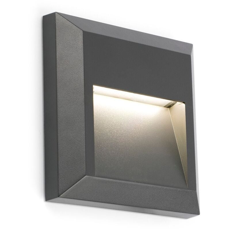 

Faro Barcelona - GRANT Aplique de pared exterior 70655 - GRIS OSCURO