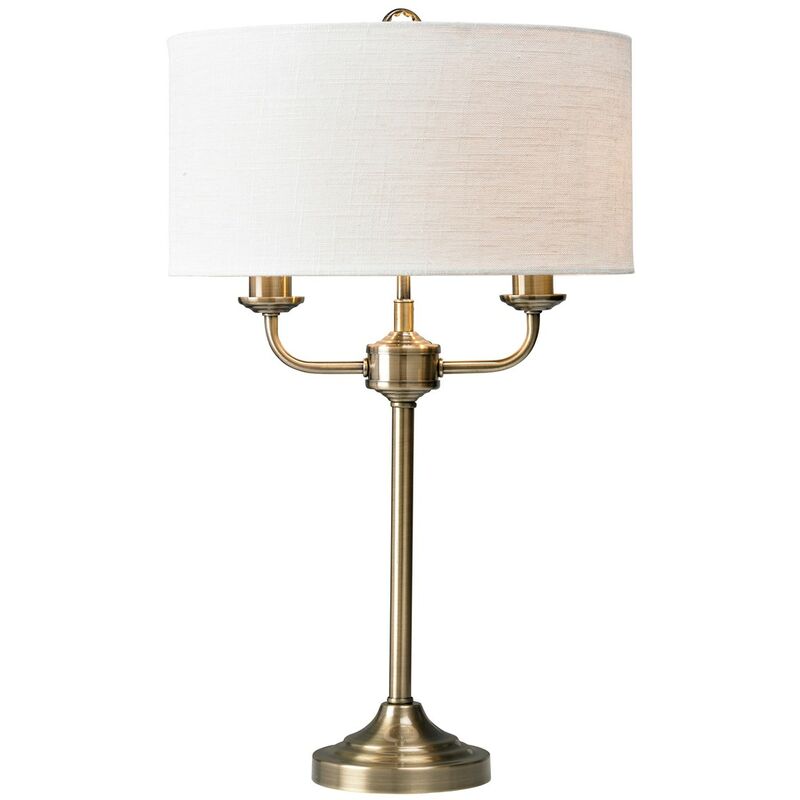 Grantham Table Lamp Antique Brass