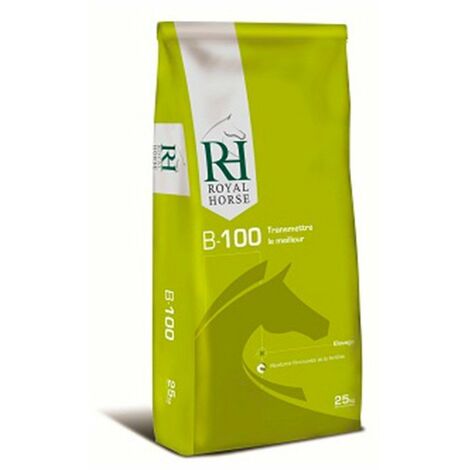 Granulés Cheval B100 Royal Horse Aliment Complet Pour Chevaux De Sport - Valera