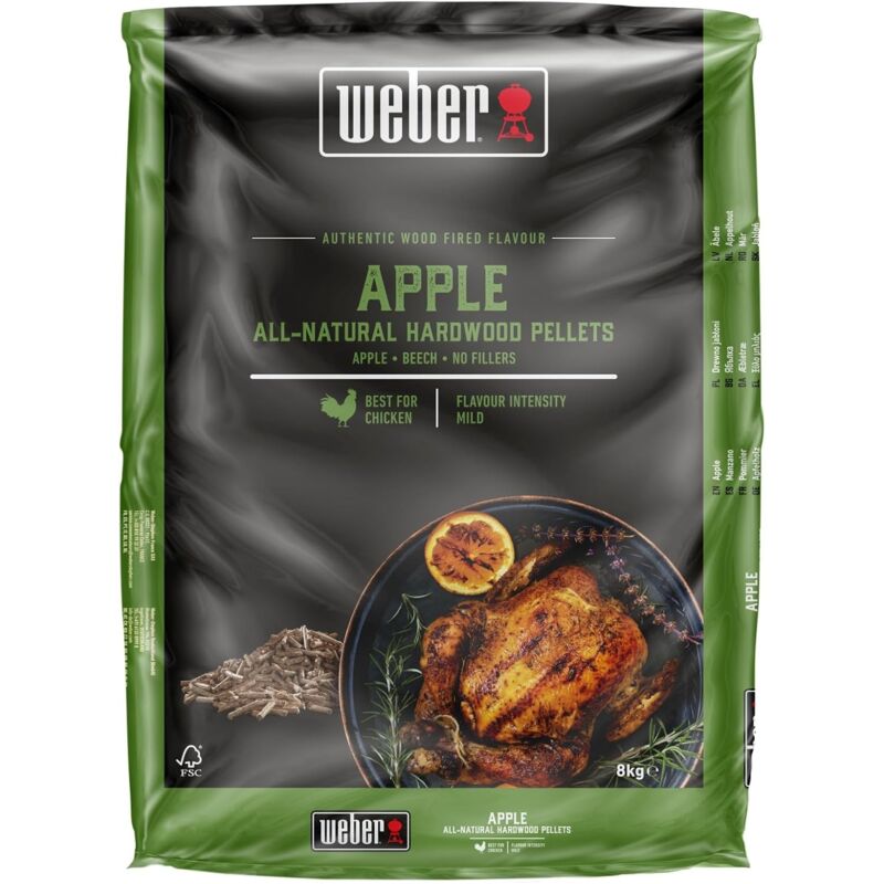 Weber - Granulés de bois fsc Pomme Cod.
