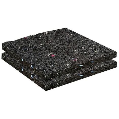 Granules de caoutchouc découpées 200x200mm 10mm dur