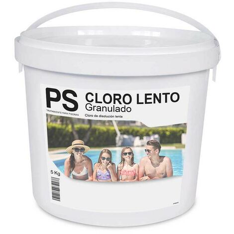 Granulés de chlore lent 5 Kg  Taille: 5 Kg