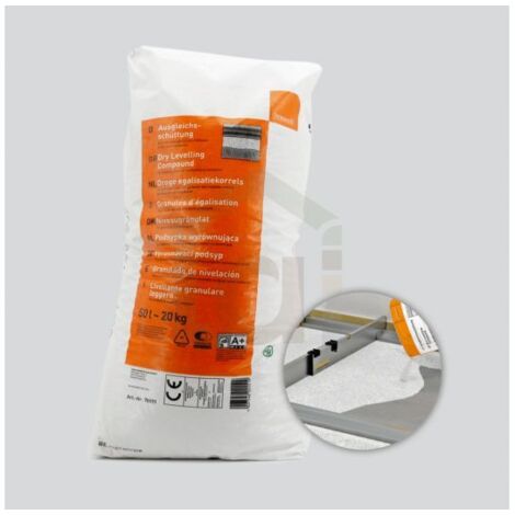 Fermacell – Granules d'égalisation 50L – Béton cellulaire – Résistance thermique 1,11 (m².k/W) – Pour mise à niveau de sols irréguliers