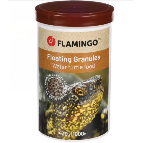 Granulés pour tortue d'eau, aliment complet, 430 g pour tortue - Flamingo