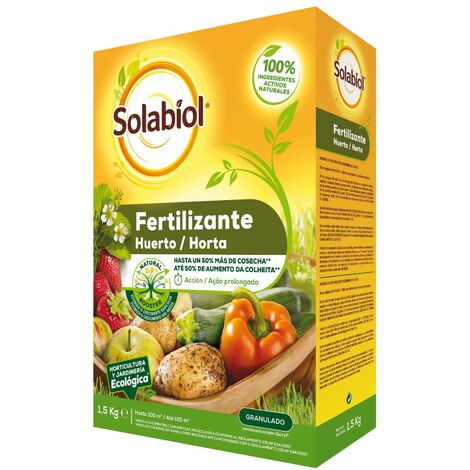 Granuliertes DÐ©nger fÐ©r Solabiol Huerto 1,5 kg