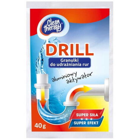 Gránulos con activador para desatascar tuberías y sifones de alcantarillado 40g