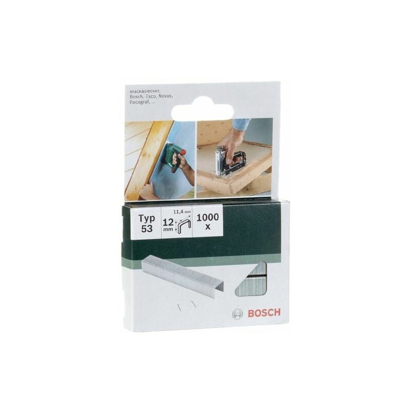 

Grapa 11.4X0.74X12Mm. 1.000Uds:Diy - Bosch