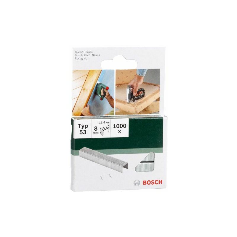 

Grapa 11.4X0.74X8Mm. 1.000Uds:Diy - Bosch