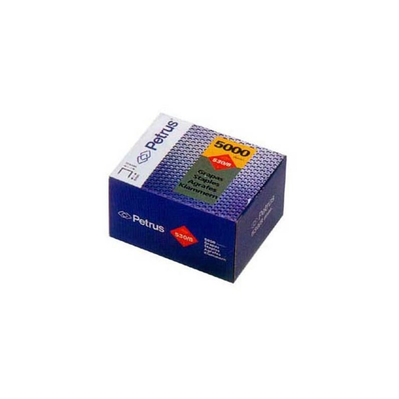 

Grapa Clavadora Modelo 530 04Mm Acero 5.000 Pz 77506 - Petrus