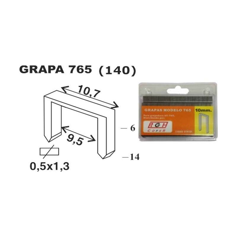 

Grapa Grapadora Modelo 765 08Mm Acero Cofer 1.000 Pz