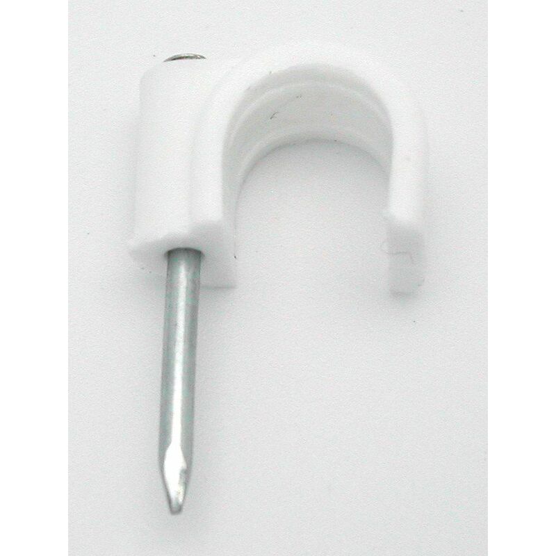 

Grapa Cable Blanca 6 Mm Blister