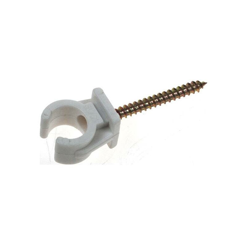 

Grapa Clip Blanca con Tornillo 5 Uds Saet-94 Ø 18mm