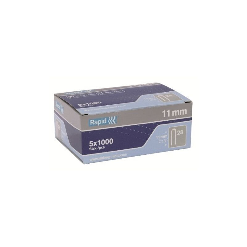 Grapa Elec Cable 10Mm Nº28 Rapid 5.000 Pz